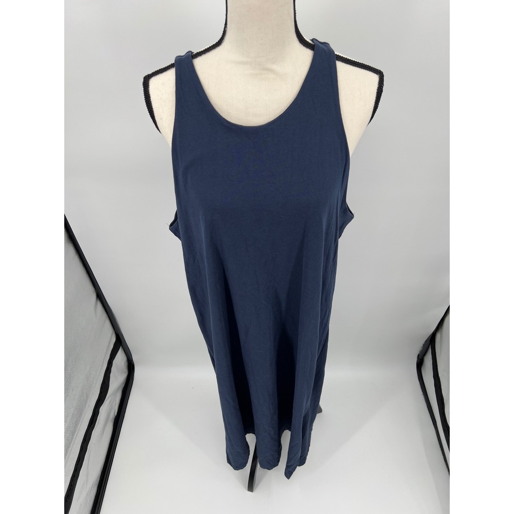 Melrose and Market Navy Blue Cotton Sleeveless Tank Dress XL MM489518MI